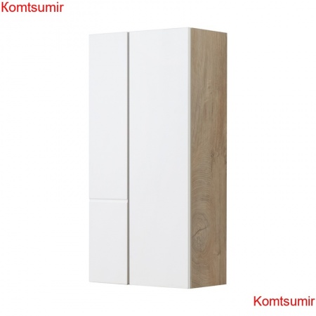 Шкафчик AQUATON Мишель подвесной, дуб эндгрейн/белый (1A243903MIX40)