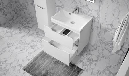 Тумба Wector 60 подвесная белая