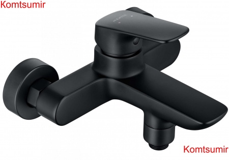 Смеситель для ванны AQUATEK, матовый черный AQ1040MB ВЕГА