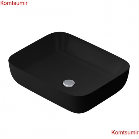 M8FWCC10510BM Func Раковина накладная, прямоугольник, 51 см, цвет черный матовый