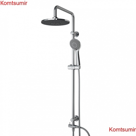 Dorff D0710000 Norma душевая система с тропическим  душем, ручной душ 5 функций,  шланг 175 мм Dorff D0710000 Norma душевая система с тропическим  душем, ручной душ 5 функций,  шланг 175 мм