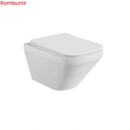 Унитаз безободковый Aquatek ЛИРА AQ1155-00, 490*365*320 мм, горизонтальный выпуск, тонкое сиденье с механизмом плавного закрывания, крепеж Унитаз безободковый Aquatek ЛИРА AQ1155-00, 490*365*320 мм, горизонтальный выпуск, тонкое сиденье с механизмом плавного закрывания, крепеж