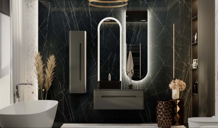 Пенал Shine 125 подвесной антрацит