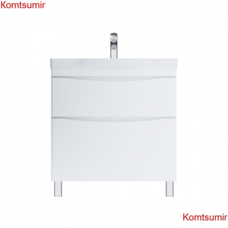 M80FSX0802WG Like, База под раковину, напольная, 80 см, 2 ящика, белый, глянцевая, шт