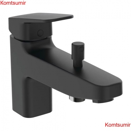 Смеситель для ванны Ideal Standard CERAPLAN набортный, черный матовый (BD257XG)