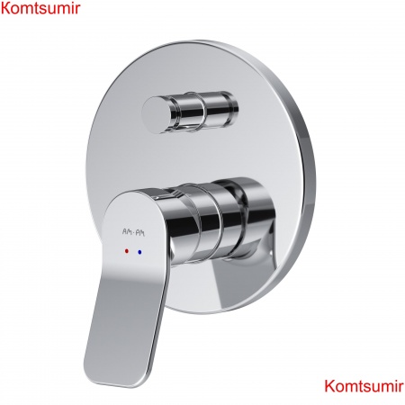 AM.PM F85A45000 X-Joy, cмеситель д/ванны/душа монтируемый в стену, хром, шт.