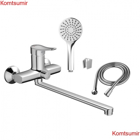 Dorff D5095000 Ultra смеситель для ванны и душа с универсальным изливом и душевым набором