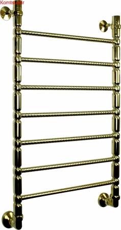 Полотенцесушитель водяной Двин Bubble 2 80/50 1"-1/2" золотой хром