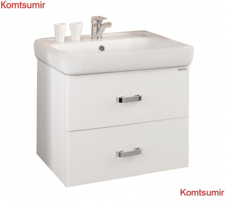 Тумба под раковину AQUATON Америна 60, белая (1A135401AM010)