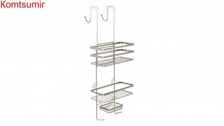 Полка прямоугольная двухэтажная хром Fixsen FX-871