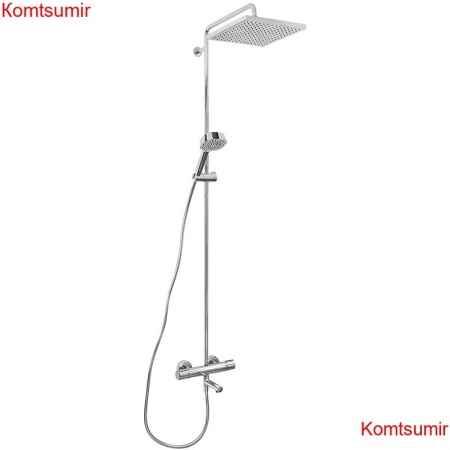 Душевая система Jacob Delafon Atom с термостатом, хром (E26238-CP)