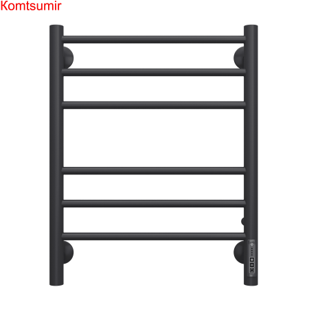 Аврора П6 450х600 электро КС 9005 матовый  ( new встроен диммер) Полотенцесушитель TERMINUS