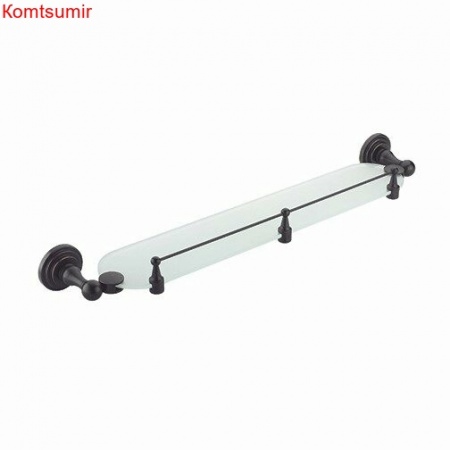 WasserKRAFT Isar K-7344 (ранее К-7324) Полка стеклянная с бортиком