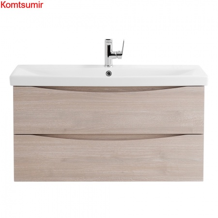 База под раковину подвесная BelBagno MARINO-CER-800-2C-SO-RG-P Rovere Grigio