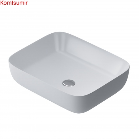 M8FWCC10510WG Func Раковина накладная, прямоугольник, 51 см, цвет белый глянец