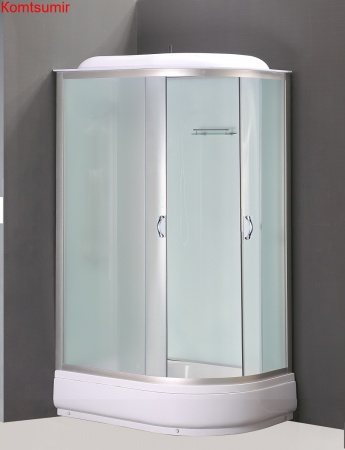 Душевая кабина LORANTO 120х80х215 левосторонняя, поддон 20 см, матовое стекло 4 мм (CS-66120-20 L F)