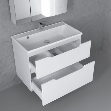 Тумба Wector 80 подвесная белая