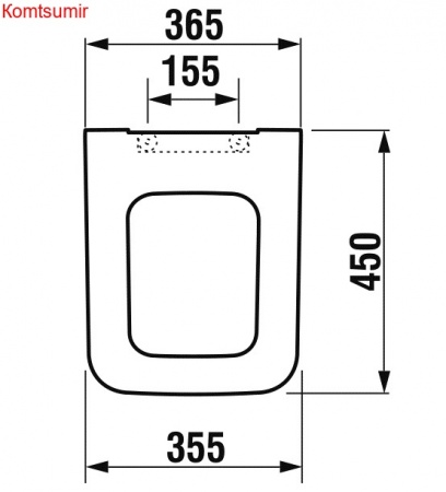 Крышка-сиденье для унитаза Jika PURE стальные петли, микролифт, быстросъемное Крышка-сиденье для унитаза Jika PURE стальные петли, микролифт, быстросъемное