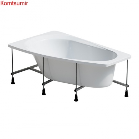 Corpanera Milano ванна асимметричная левая 150*90, белый