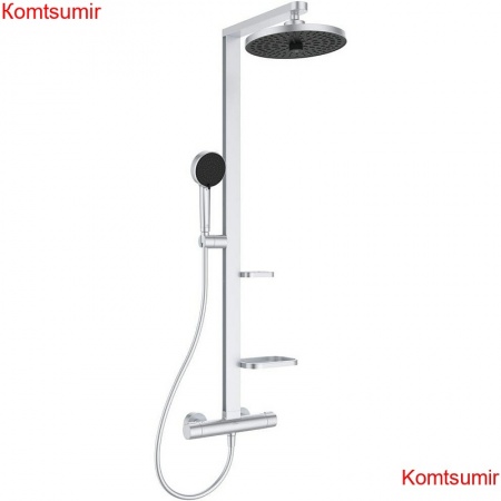 Душевая система Ideal Standard Alu+ термостатический картридж, хром (BD583SI)