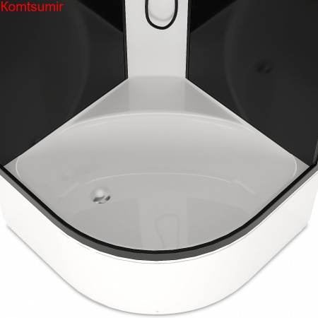 Душевая кабина DOMANI-Spa Delight Slim 110 high Чёрное стекло (100*100)