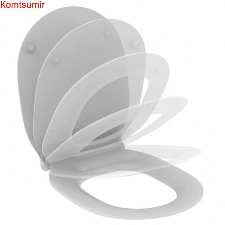 Крышка-сиденье для унитаза Ideal Standard CONNECT AIR микролифт, тонкое, быстросъемное, белое (E036601) Крышка-сиденье для унитаза Ideal Standard CONNECT AIR микролифт, тонкое, быстросъемное, белое (E036601)