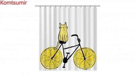 Штора для ванной Fixsen Cat, FX-2515