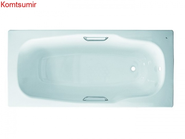 Ванна стальная BLB Atlantica 180x80x36, универсальная, с отверстиями для ручек