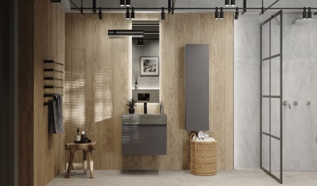 Тумба Facet 60 подвесная, антрацит