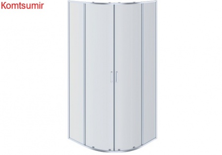Aquatek Душевой уголок 1/4 круга, двери раздвижные 200х90x90, хром