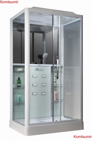 Душевая кабина Loranto Selak CS 129  R 90х150х215 см белая
