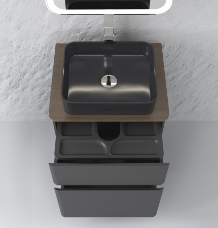 Тумба Morelle 60 напольная Антрацит/Трюфель