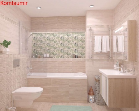 Коллекция Cersanit Botanica 440x200 мм