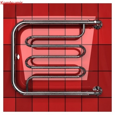 Полотенцесушитель водяной Двин Dw 50/70 1" - 1/2" с полкой