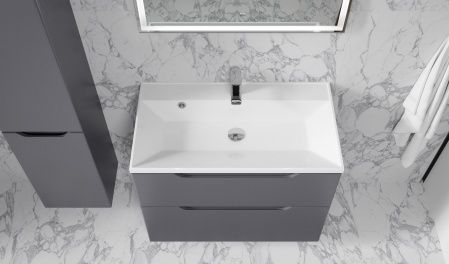 Тумба Wector 80 подвесная антрацит