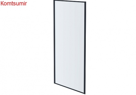 Aquatek Неподвижная душевая стенка для комбинации с дверью 200х90, черный матовый