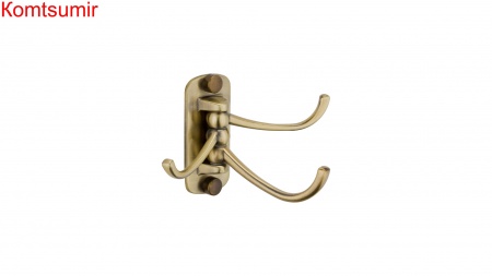 Крючок поворотный тройной Fixsen Antik FX-61105C