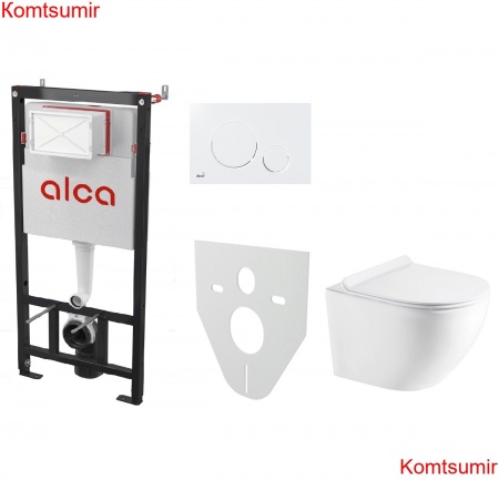 Сет инсталляция Alсa AM101/1120-4:1 RU M670-0001 + унитаз Gloria AZ-2003 с сиденьем микролифт Сет инсталляция Alсa AM101/1120-4:1 RU M670-0001 + унитаз Gloria AZ-2003 с сиденьем микролифт