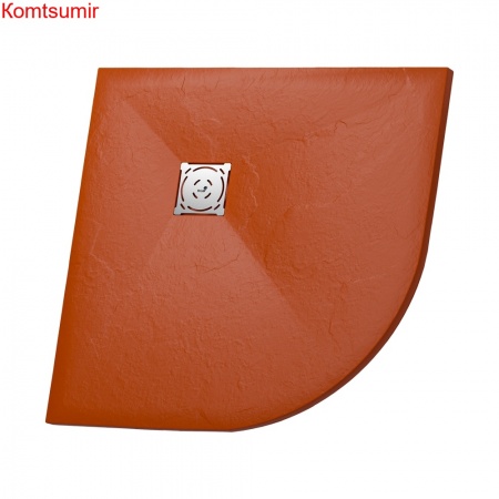 Душевой поддон полукруглый RGW ST/R-Tr Терракот 900x900