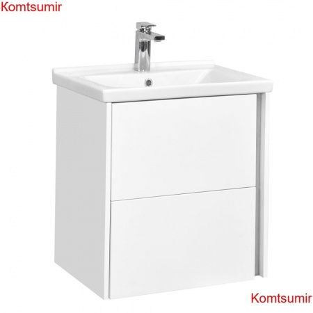 Тумба под раковину AQUATON Стоун 60 подвесная, белая (1A231401SX010)