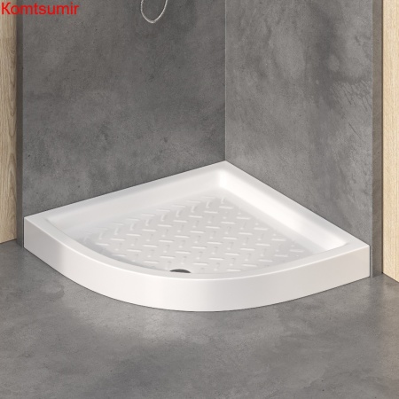 Душевой поддон полукруглый керамический RGW CR/R 900