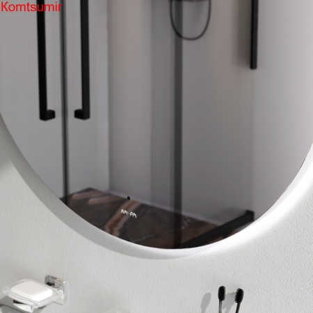 M85MOX40801S X-Joy Зеркало круг с интерьерной Led подсветкой, ИК-сенсорром, 80 см