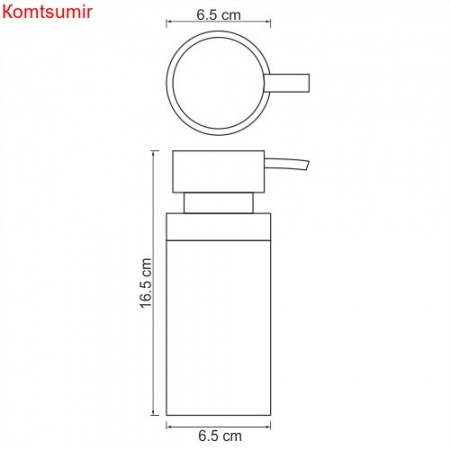 WasserKRAFT Berkel K-4999 Дозатор для жидкого мыла