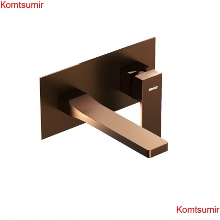 Damixa 530260500 Gala, встраиваемый смеситель для раковины, розовое золото