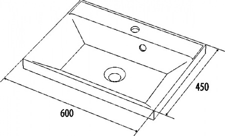 Мебельная раковина Iddis 0136000i28