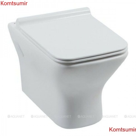 Унитаз подвесной Aquanet Rimless Cube-W CL-12248D