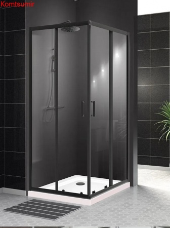 Душевой уголок BelBagno UNO-195-A-2-100-C-NERO