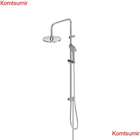 Damixa 977000000 Jupiter, душ.система: верхн.душ 225 мм, ручн.душ 1 ф-ция 120 мм, штанга 1010 мм , хром