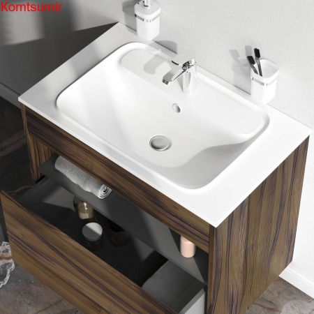 M8FFUX0801OF Func, База с нишей, 1 ящик (pull-out), 80 см, цвет дерево текстурир-ое