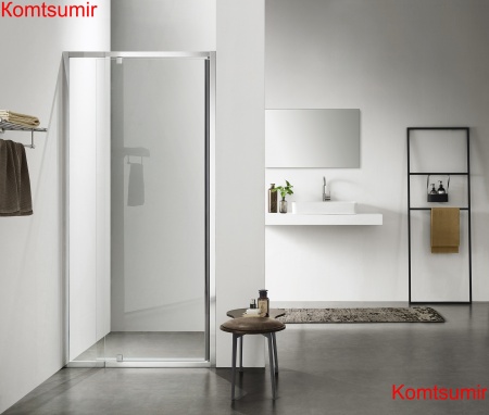 Душевое ограждение SANTREK AQUA Time- DF-DP-1200-C-Chrome 12001950 Прямое стекло Прозр 6 мм, профиль Хром